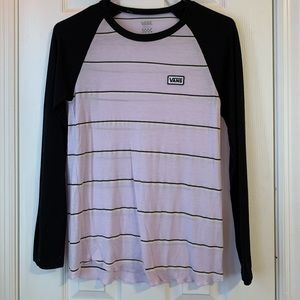 Vans striped long sleeve shirt